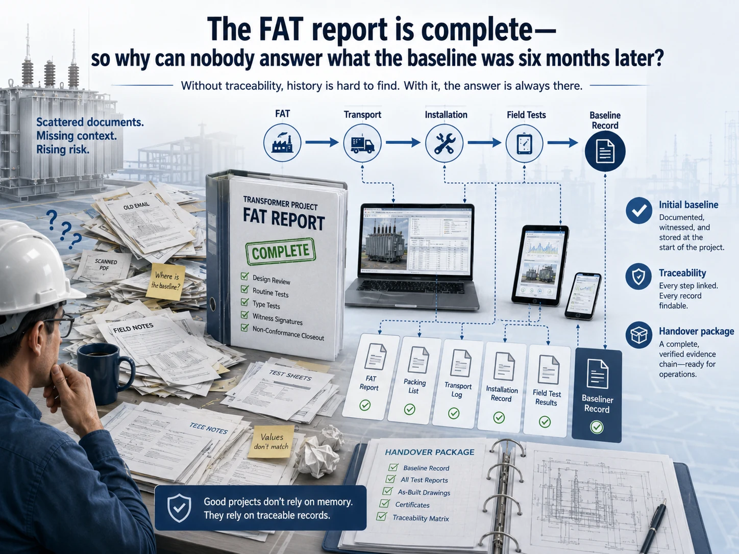 The FAT Report Was Complete. Six Months Later, Nobody Could Find the Baseline
