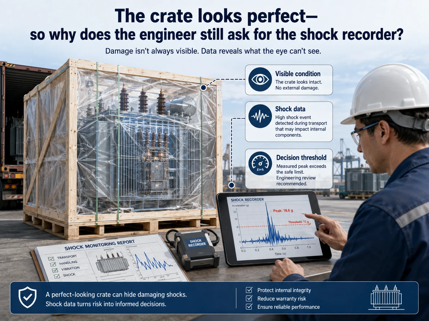 The Crate Looked Perfect. The Shock Recorder Told a Different Story