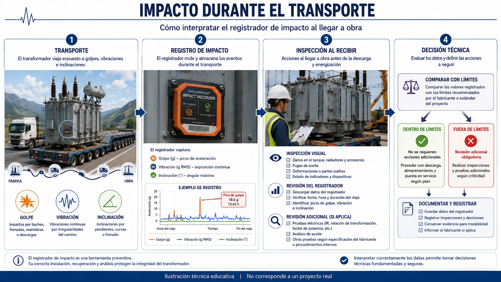 La caja parecía perfecta. El registrador de impactos contaba otra historia