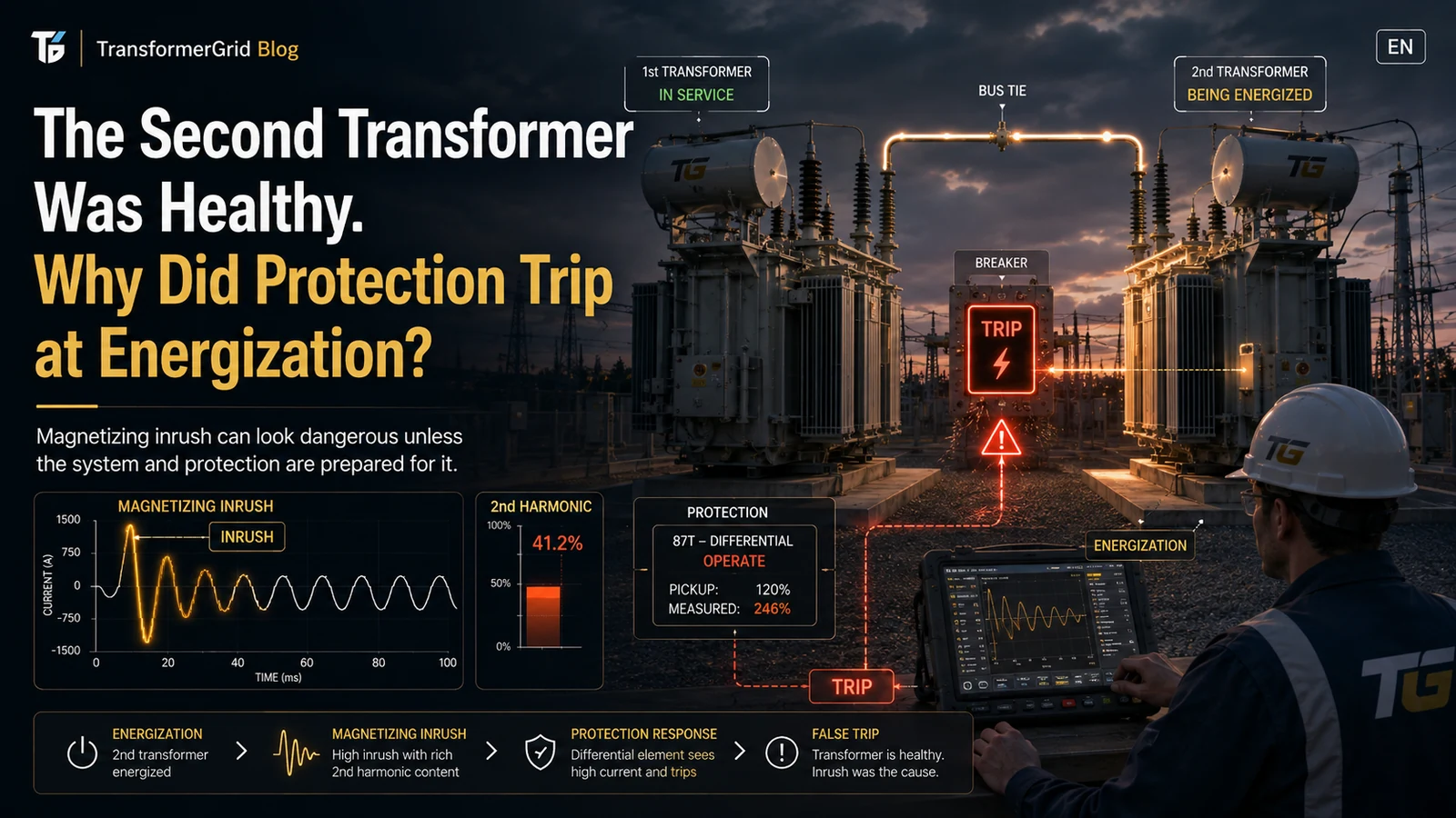 The Transformer Was Healthy. Why Did Protection Trip at Energization?
