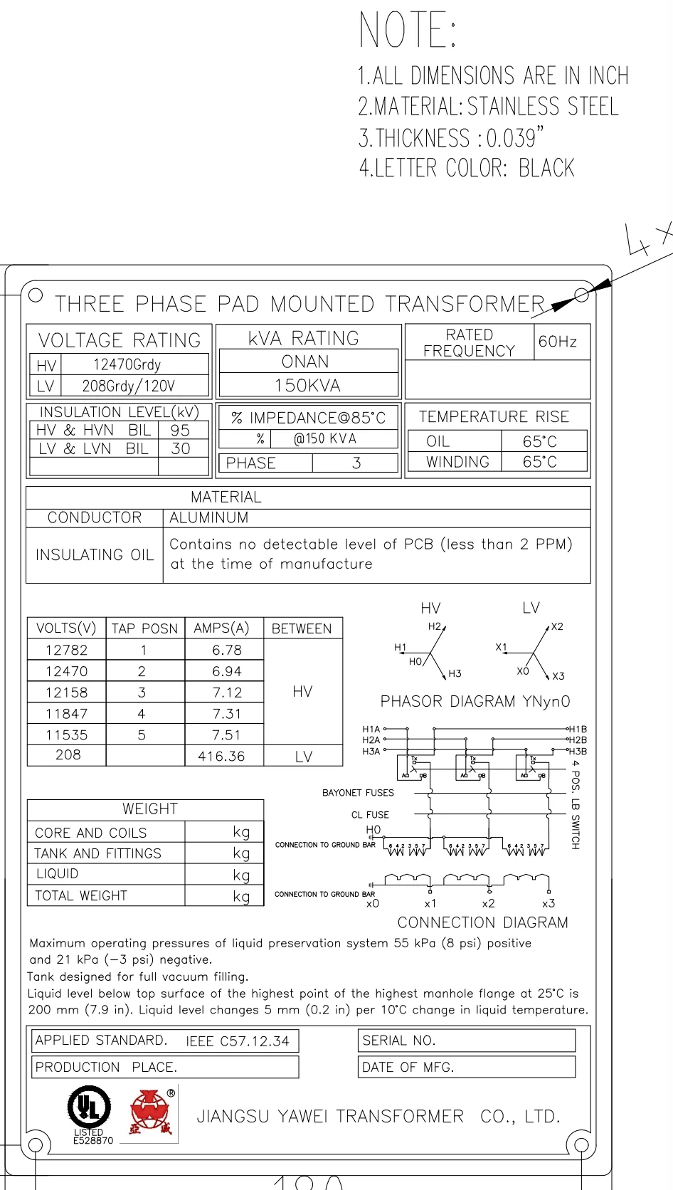 The Old Nameplate Can Save the Project—or Repeat the Old Failure A transformer nameplate provides the original electrical baseline, but it does not prove that the old rating and protection remain correct.