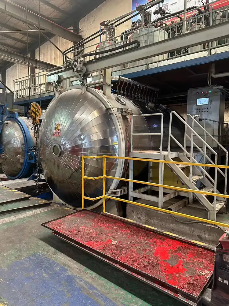 Cámara de vacío utilizada en procesos de secado de transformadores